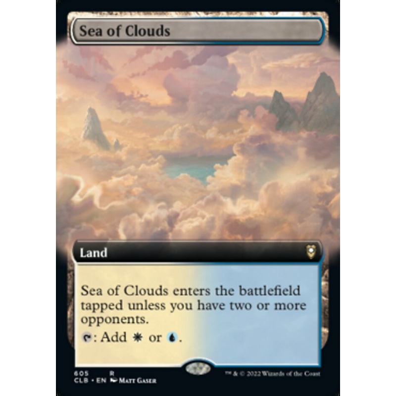 Sea of Clouds (Extended Art) [Commander Legends: Battle for Baldur's Gate]