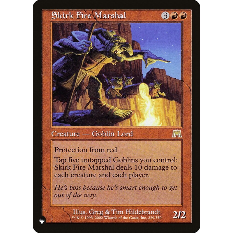 Skirk Fire Marshal [The List]