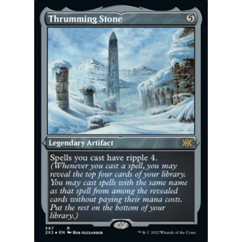 Thrumming Stone (Foil Etched) [Double Masters 2022]