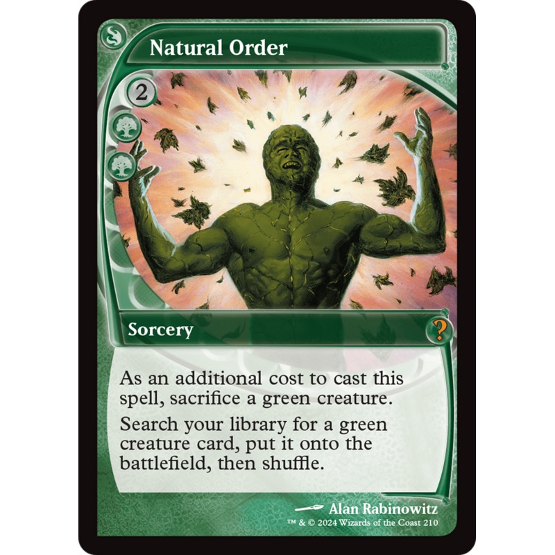 Natural Order (Future Sight) [Mystery Booster 2]