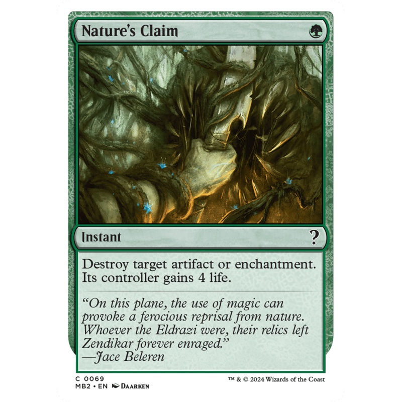 Nature's Claim (White Border) [Mystery Booster 2]