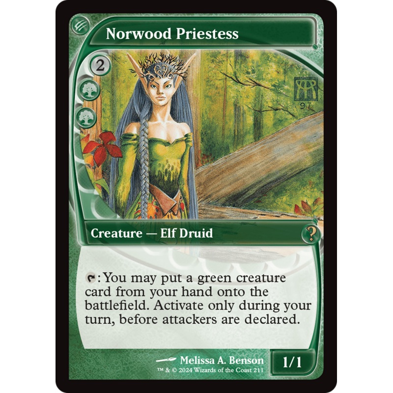 Norwood Priestess (Future Sight) [Mystery Booster 2]