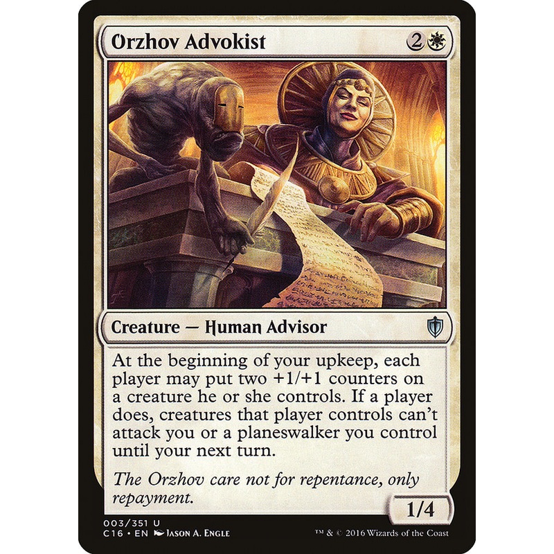 Orzhov Advokist [Commander 2016]