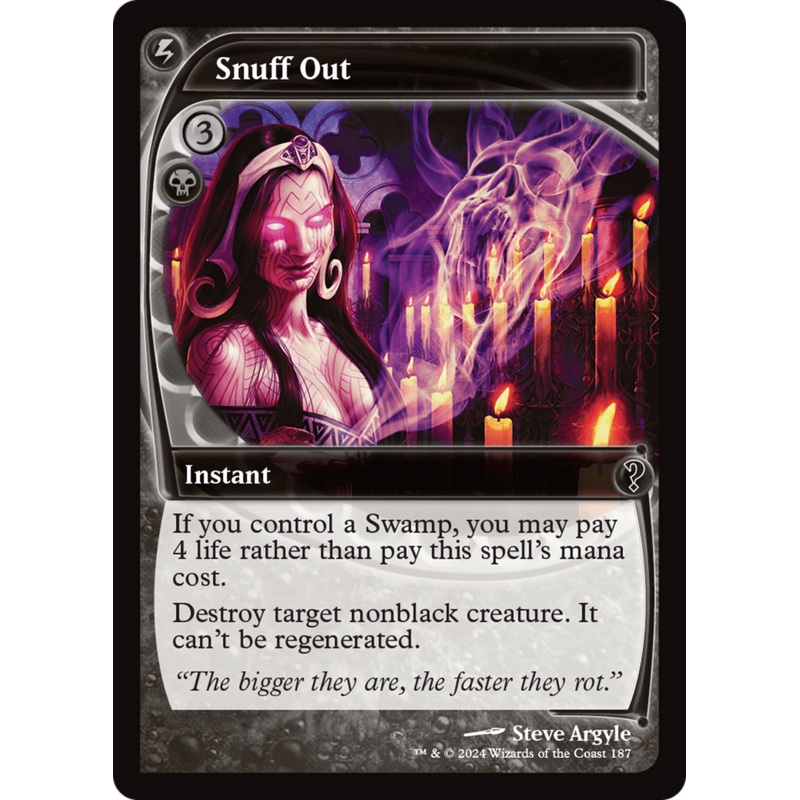 Snuff Out (Future Sight) [Mystery Booster 2]