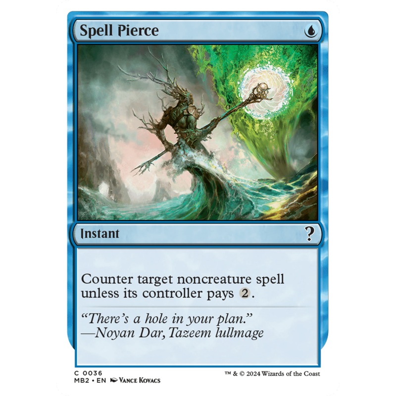 Spell Pierce (White Border) [Mystery Booster 2]