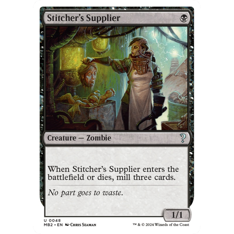 Stitcher's Supplier (White Border) [Mystery Booster 2]