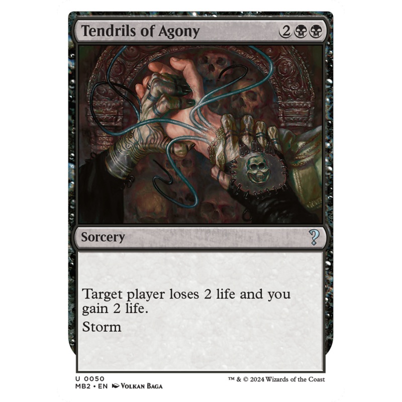Tendrils of Agony (White Border) [Mystery Booster 2]