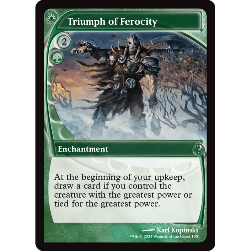 Triumph of Ferocity (Future Sight) [Mystery Booster 2]