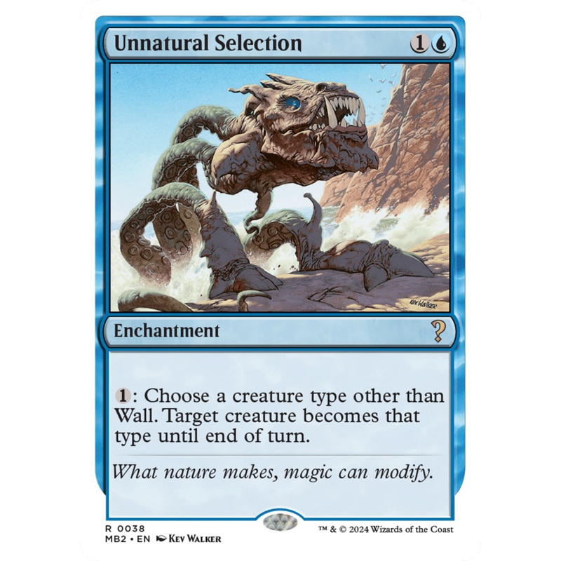 Unnatural Selection (White Border) [Mystery Booster 2]