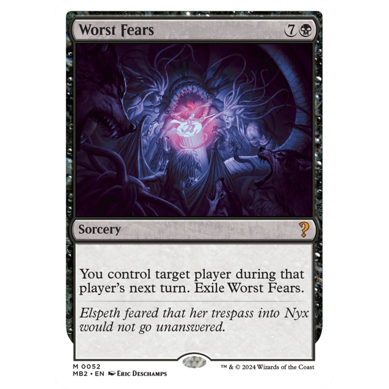 Worst Fears (White Border) [Mystery Booster 2]