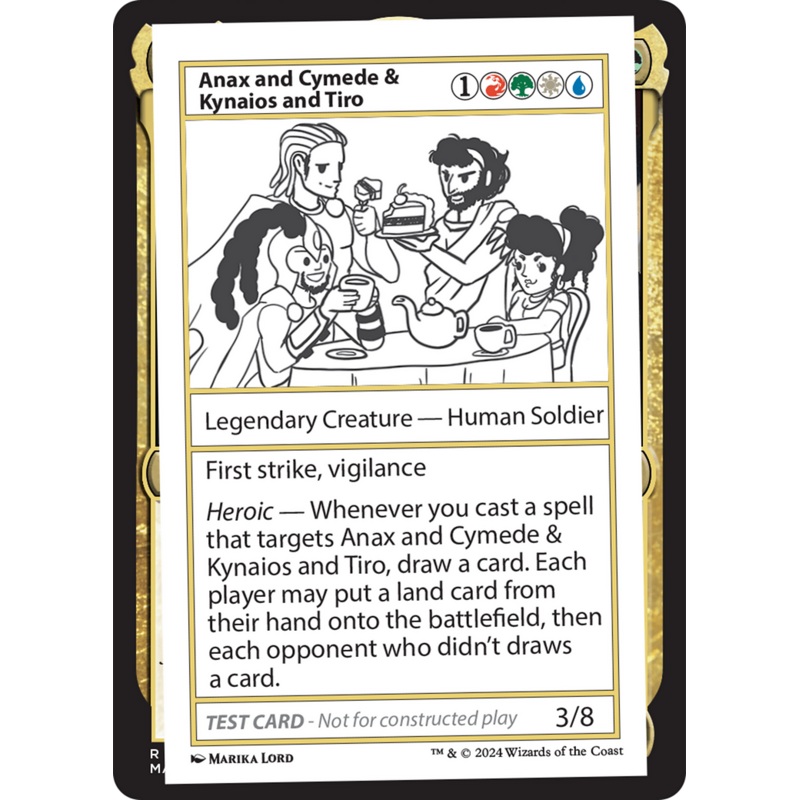 Anax and Cymede & Kynaios and Tiro [Mystery Booster 2 Playtest Cards]