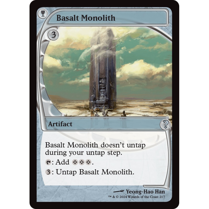 Basalt Monolith (Future Sight) [Mystery Booster 2]