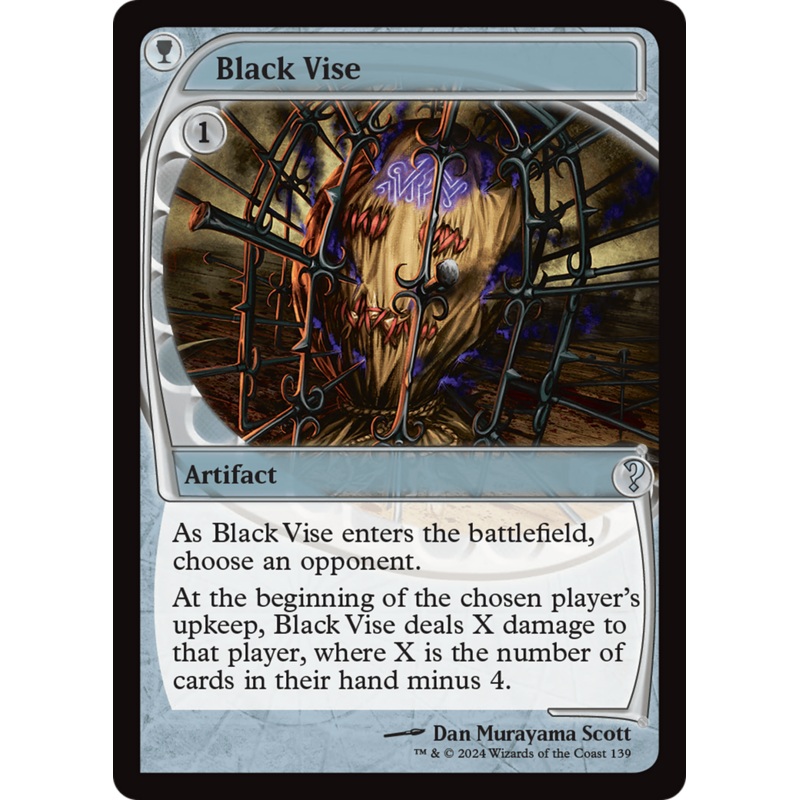 Black Vise (Future Sight) [Mystery Booster 2]