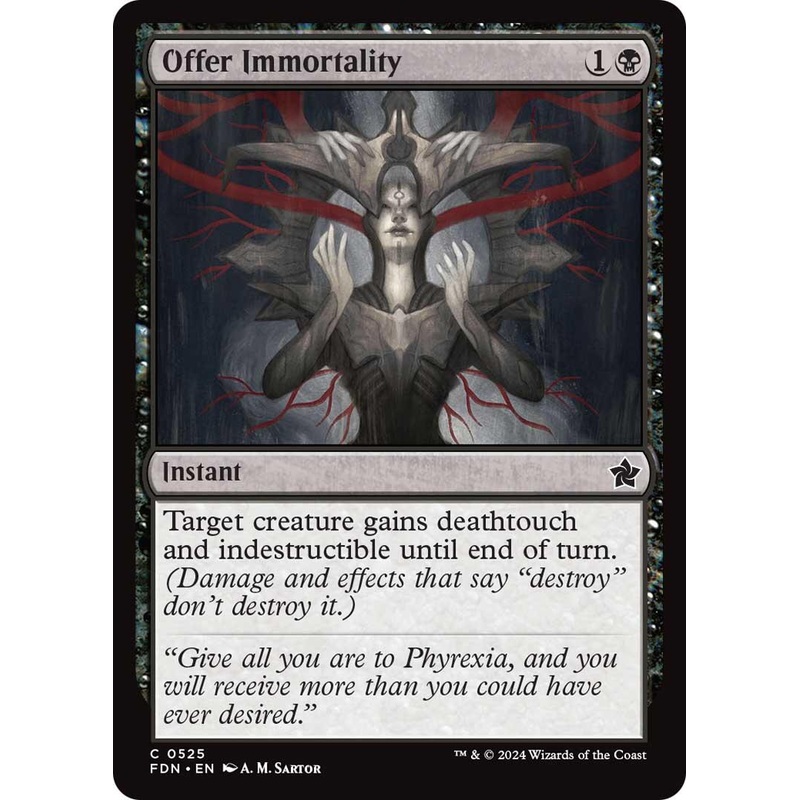 Offer Immortality [Foundations]