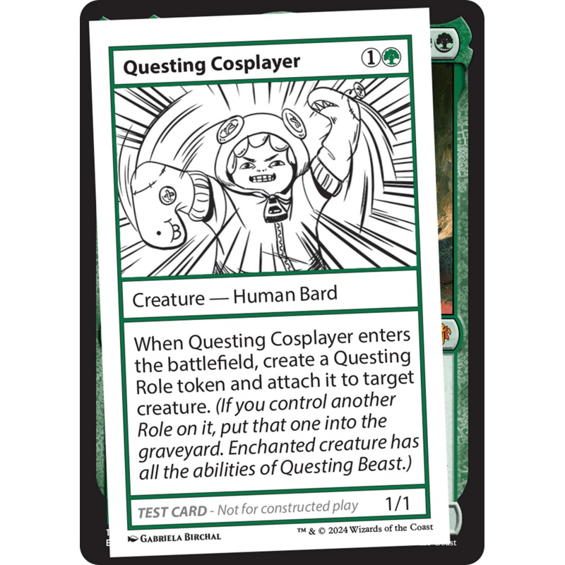 Questing Cosplayer [Mystery Booster 2 Playtest Cards]