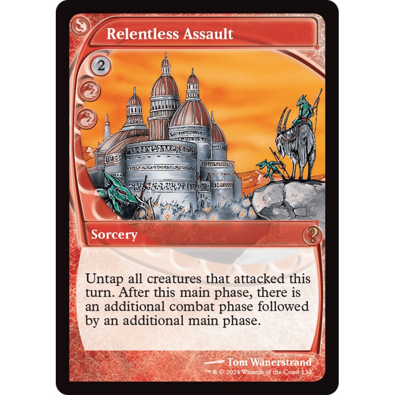 Relentless Assault (Future Sight) [Mystery Booster 2]