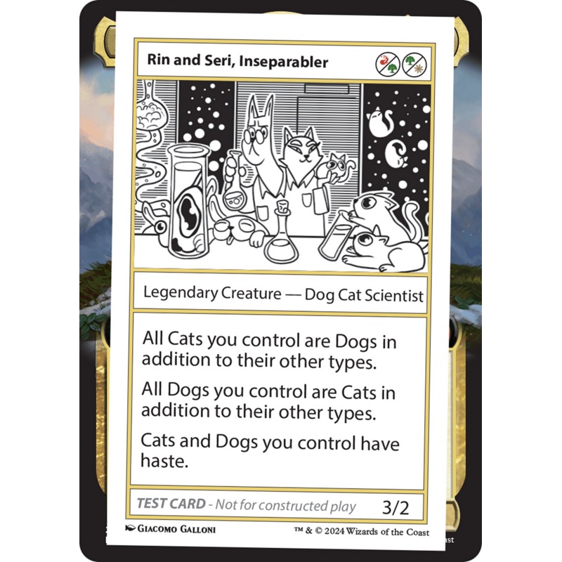 Rin and Seri, Inseparabler [Mystery Booster 2 Playtest Cards]