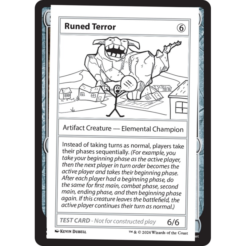 Runed Terror [Mystery Booster 2 Playtest Cards]