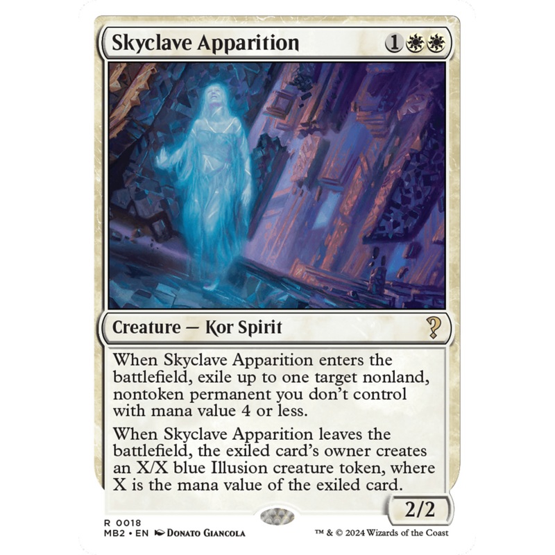 Skyclave Apparition (White Border) [Mystery Booster 2]