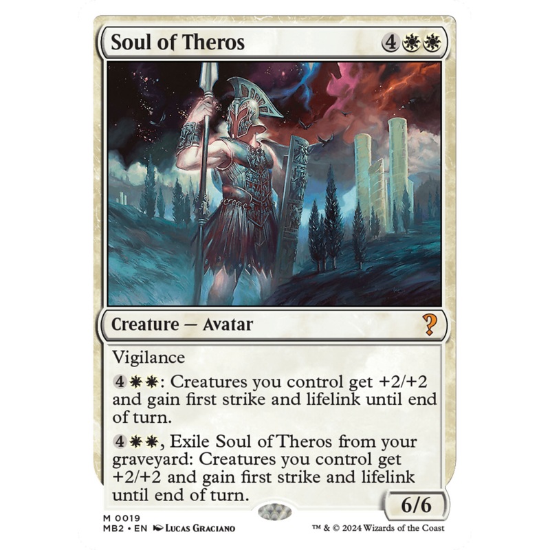 Soul of Theros (White Border) [Mystery Booster 2]
