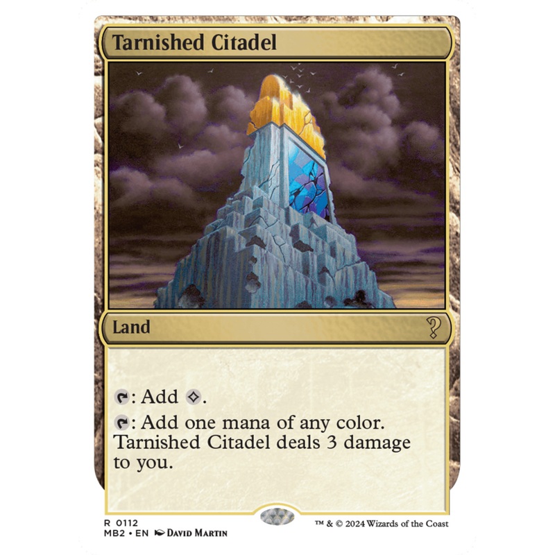 Tarnished Citadel (White Border) [Mystery Booster 2]