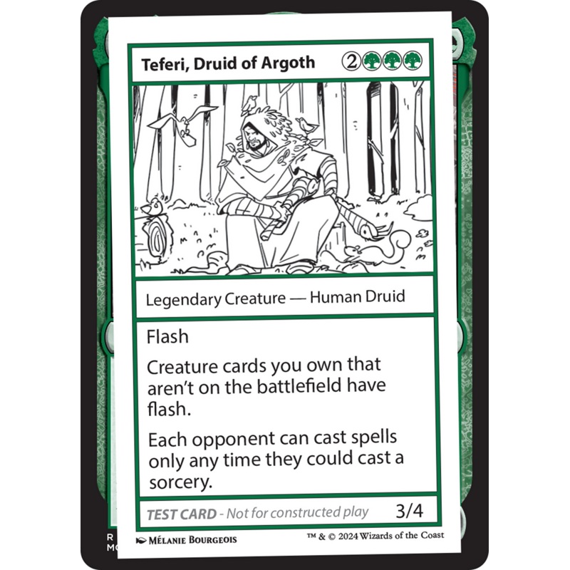 Teferi, Druid of Argoth [Mystery Booster 2 Playtest Cards]