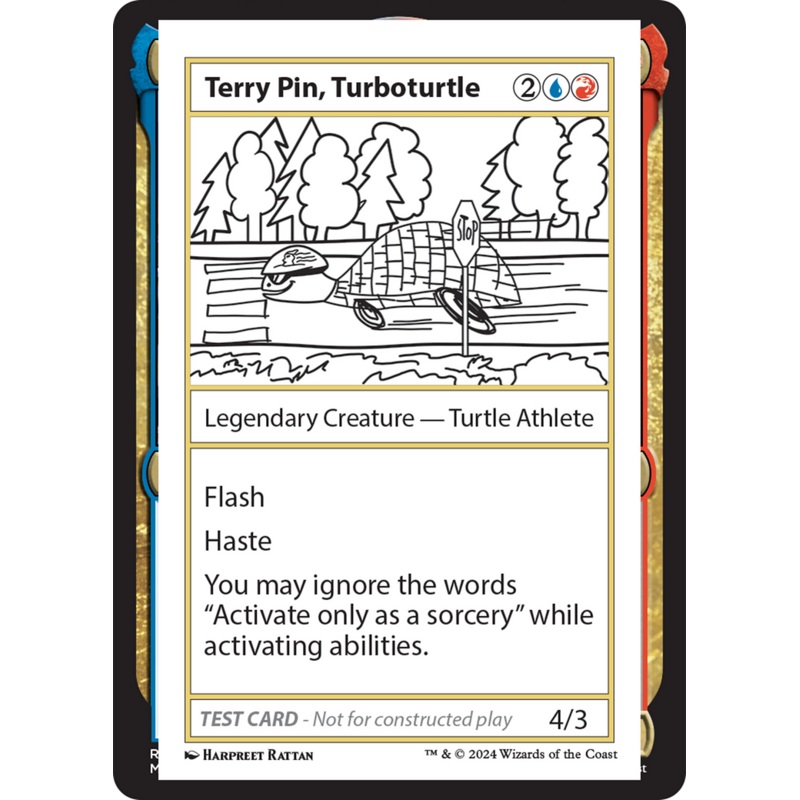 Terry Pin, Turboturtle [Mystery Booster 2 Playtest Cards]