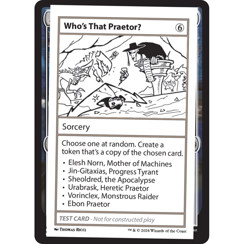 Who's That Praetor? [Mystery Booster 2 Playtest Cards]