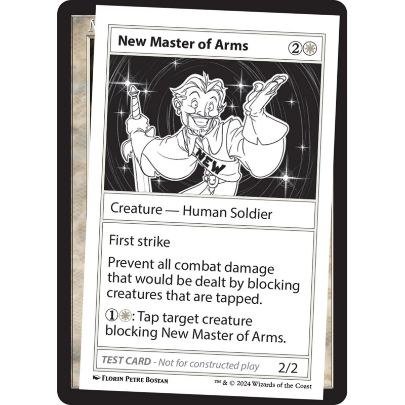 New Master of Arms [Mystery Booster 2 Playtest Cards]