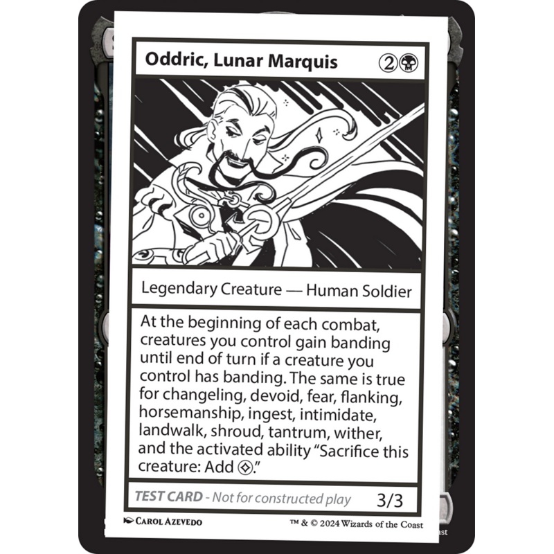 Oddric, Lunar Marquis [Mystery Booster 2 Playtest Cards]
