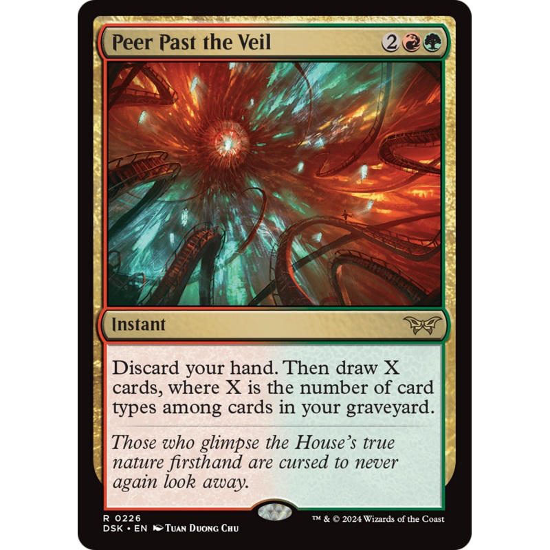 Peer Past the Veil [Duskmourn: House of Horror]