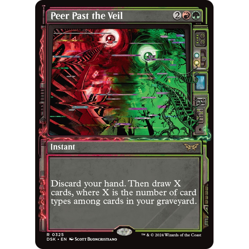 Peer Past the Veil (Showcase) [Duskmourn: House of Horror]