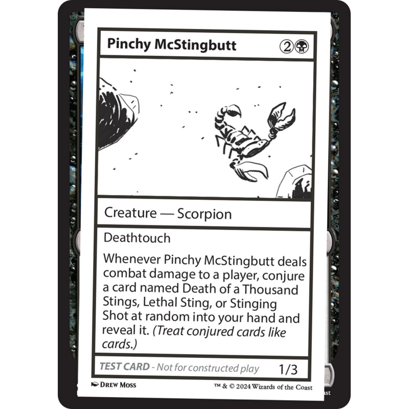 Pinchy McStingbutt [Mystery Booster 2 Playtest Cards]