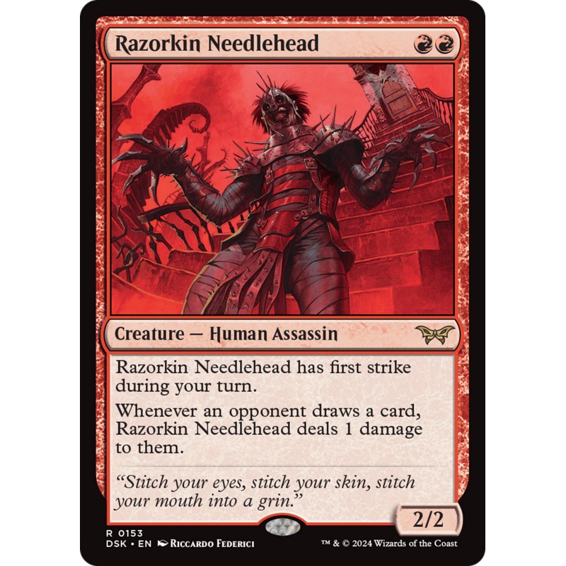 Razorkin Needlehead [Duskmourn: House of Horror]