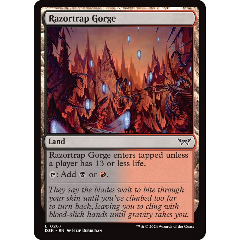 Razortrap Gorge [Duskmourn: House of Horror]
