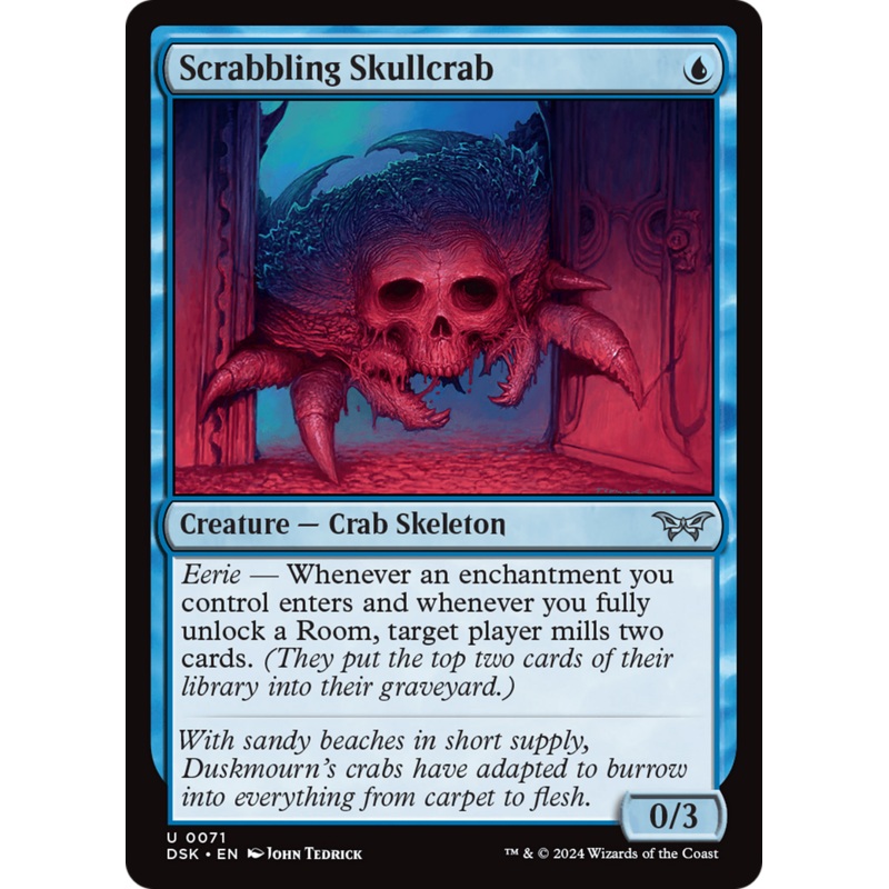 Scrabbling Skullcrab [Duskmourn: House of Horror]