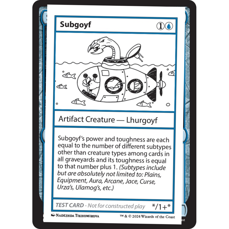 Subgoyf [Mystery Booster 2 Playtest Cards]