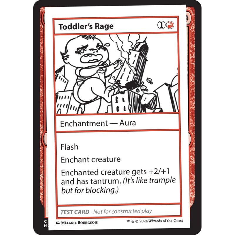 Toddler's Rage [Mystery Booster 2 Playtest Cards]