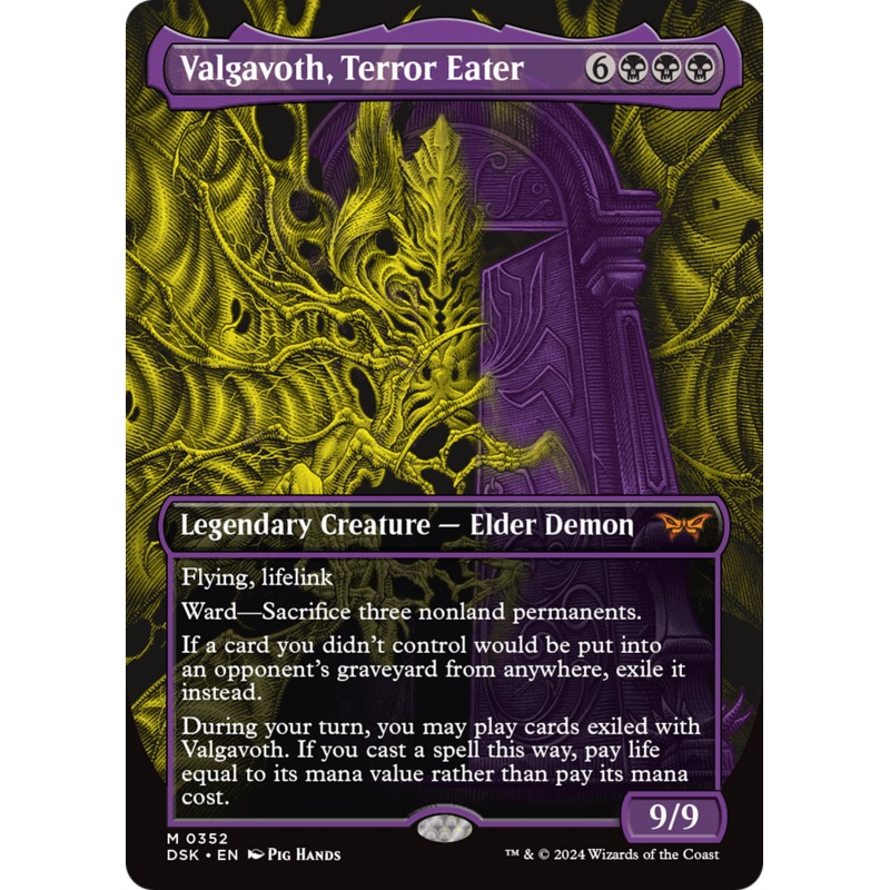 Valgavoth, Terror Eater (Showcase) [Duskmourn: House of Horror]