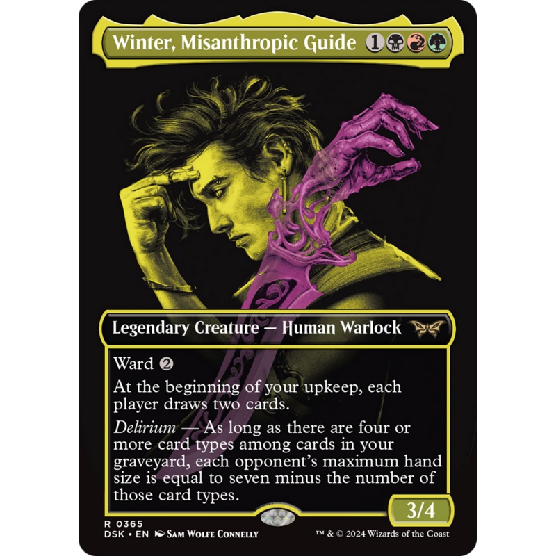 Winter, Misanthropic Guide (Showcase) [Duskmourn: House of Horror]