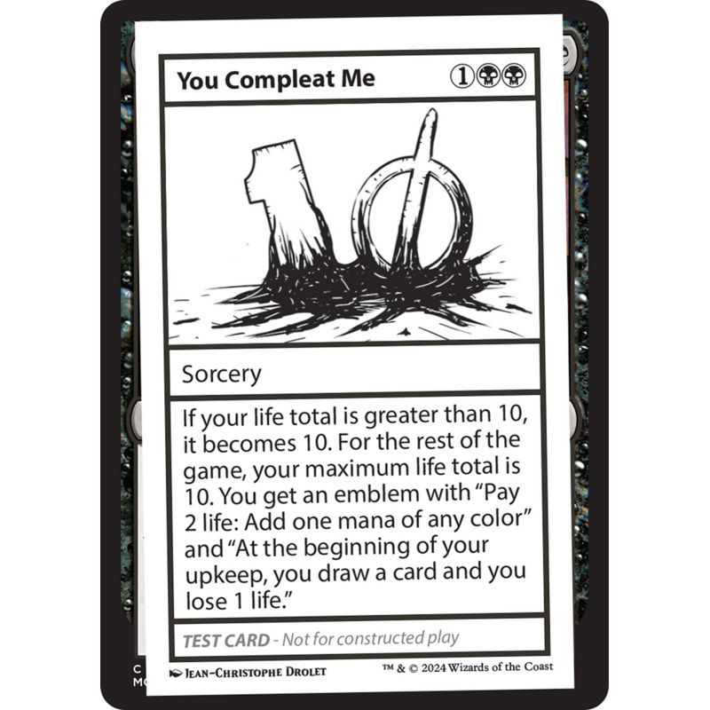 You Compleat Me [Mystery Booster 2 Playtest Cards]