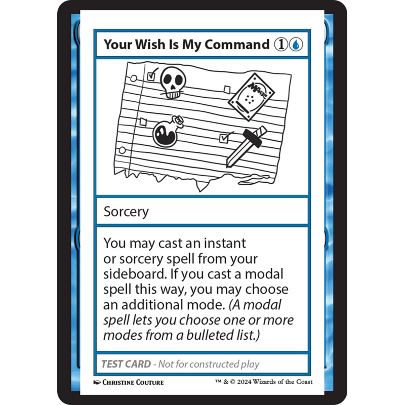 Your Wish Is My Command [Mystery Booster 2 Playtest Cards]