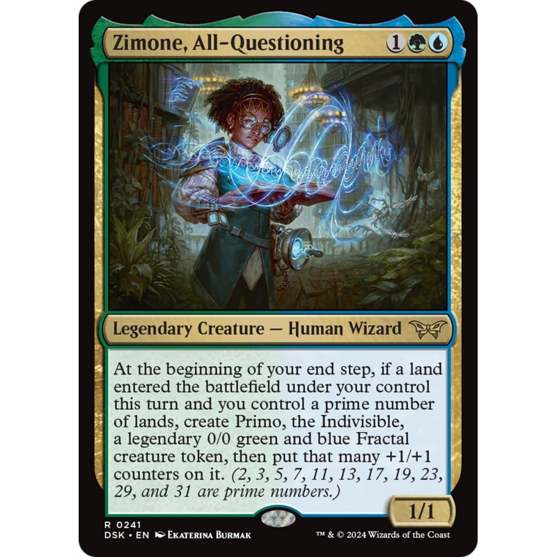 Zimone, All-Questioning [Duskmourn: House of Horror]