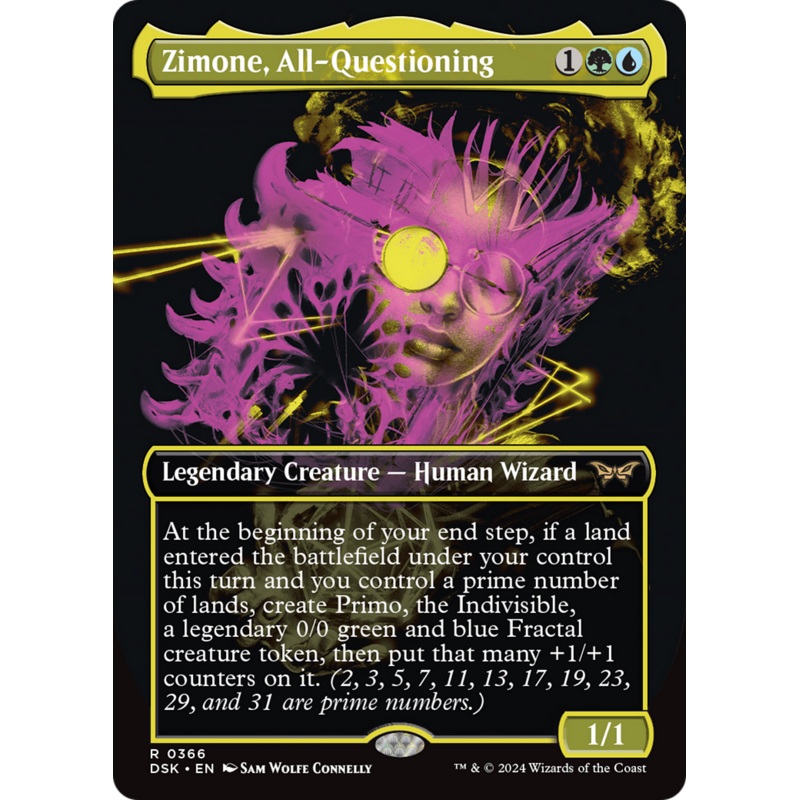 Zimone, All-Questioning (Showcase) [Duskmourn: House of Horror]