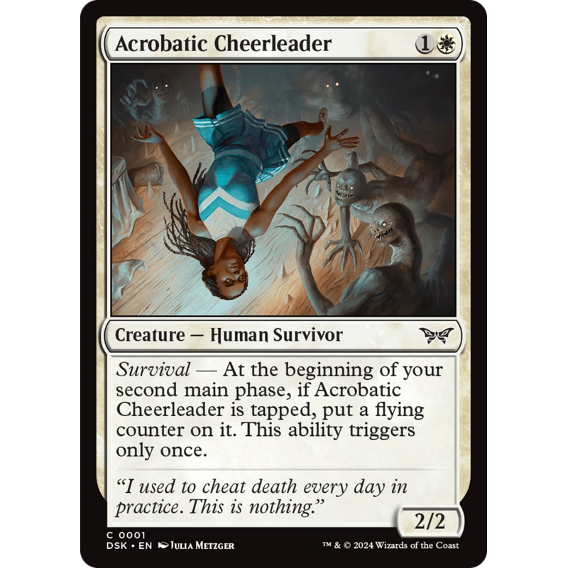Acrobatic Cheerleader [Duskmourn: House of Horror]