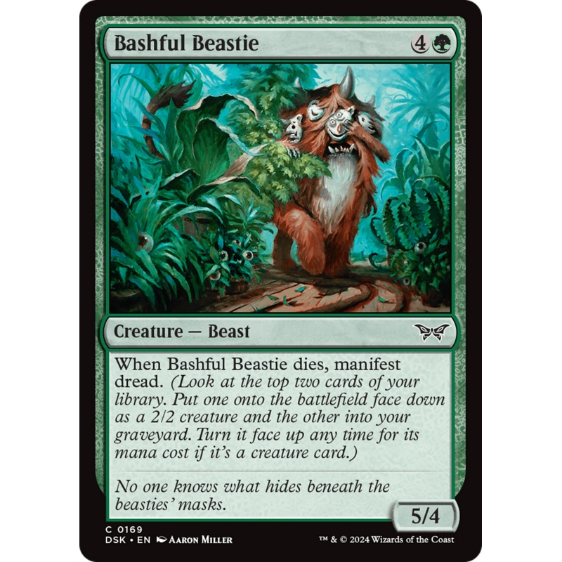Bashful Beastie [Duskmourn: House of Horror]