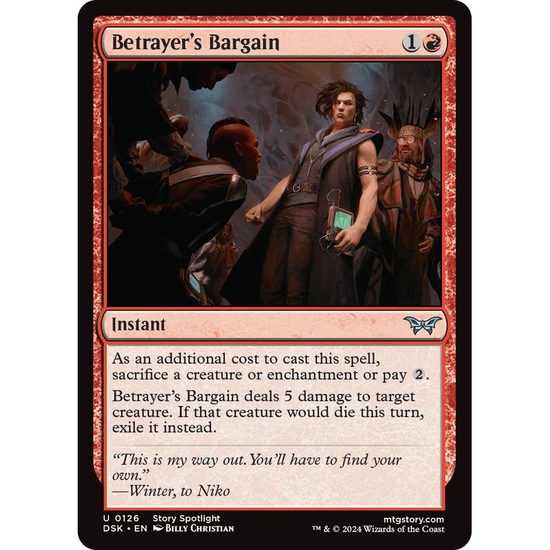 Betrayer's Bargain [Duskmourn: House of Horror]