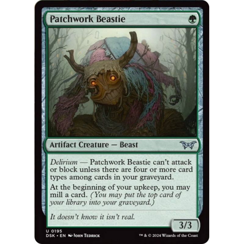 Patchwork Beastie [Duskmourn: House of Horror]