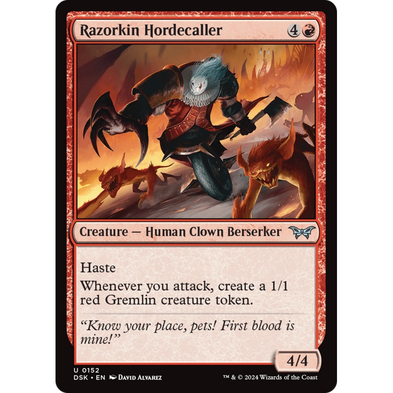 Razorkin Hordecaller [Duskmourn: House of Horror]