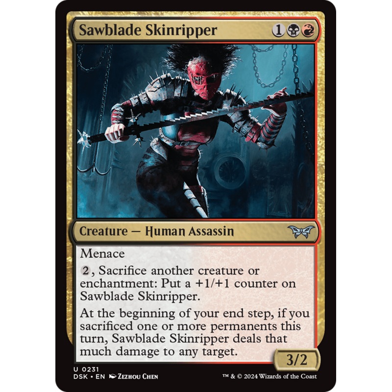 Sawblade Skinripper [Duskmourn: House of Horror]